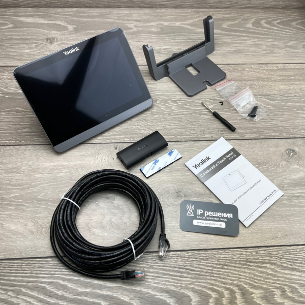 Yealink CTP18, сенсорная панель управления для терминалов и видеобаров Yealink